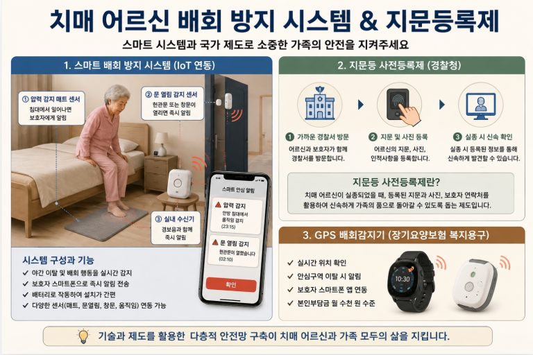 10편: 치매 어르신을 위한 주거 환경 특화 설계와 배회 방지 시스템