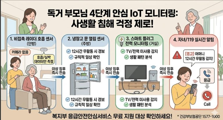 13편 : 자식 걱정 덜고 내 자유 지키는 법: 카메라 없는 안심 IoT 효도 센서 이야기